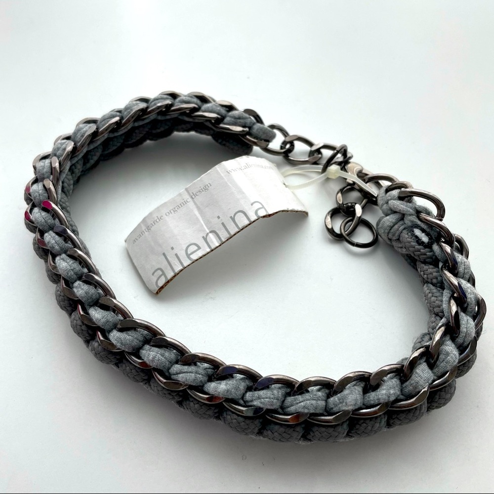 NWT Alienina Rope & Chain Statement Necklace